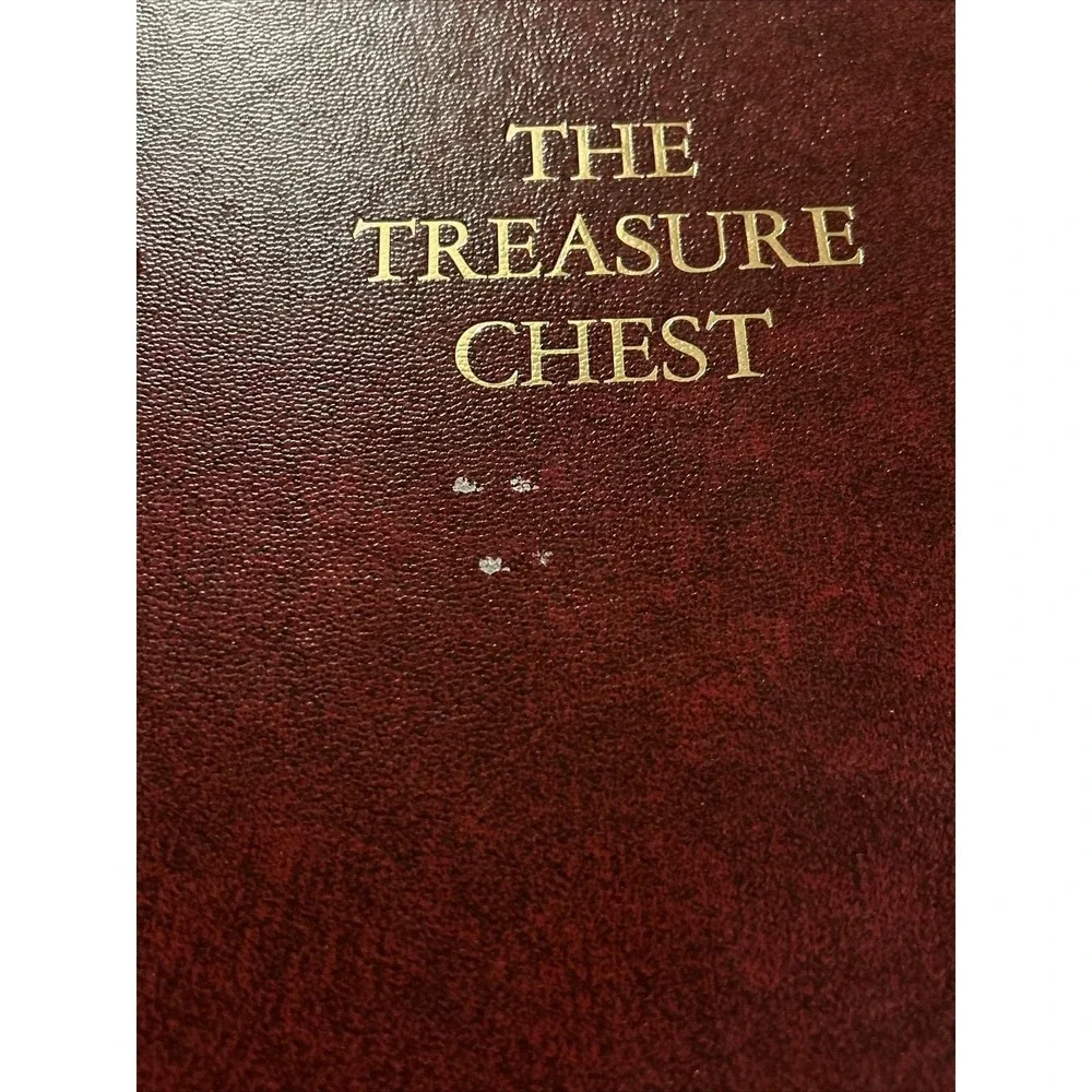 Charles L. Wallis The Treasure Chest Book Inspirational 1965 Hardcover& Box 3/25